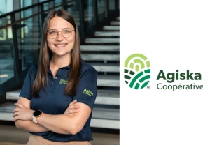 Alyson Daigneault, agronome de formation et experte-conseil chez Agiska Coopérative